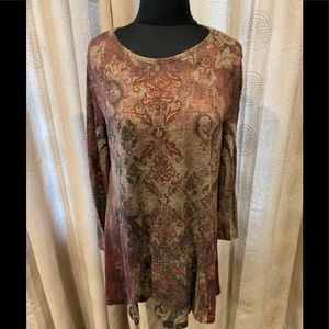 Studio Gem embellished Tunic with 3/4 slee…